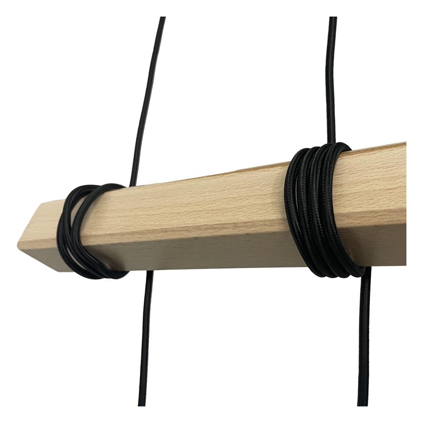 Chandelier on a string 4xE27/60W/230V black