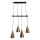Chandelier on a string 4xE27/60W/230V copper