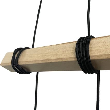Chandelier on a string 4xE27/60W/230V copper