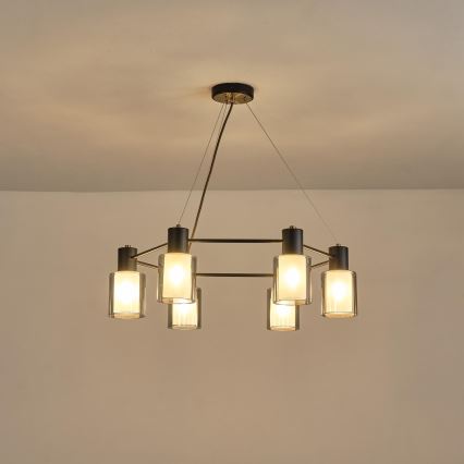 Chandelier on a string 6xE14/15W/230V
