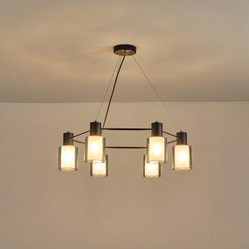 Chandelier on a string 6xE14/15W/230V