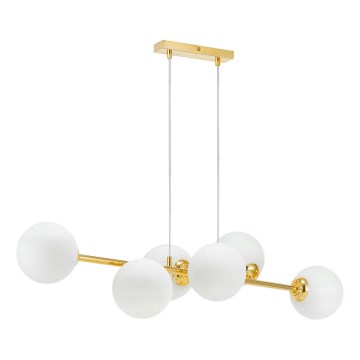 Chandelier on a string 6xE27/35W/230V gold
