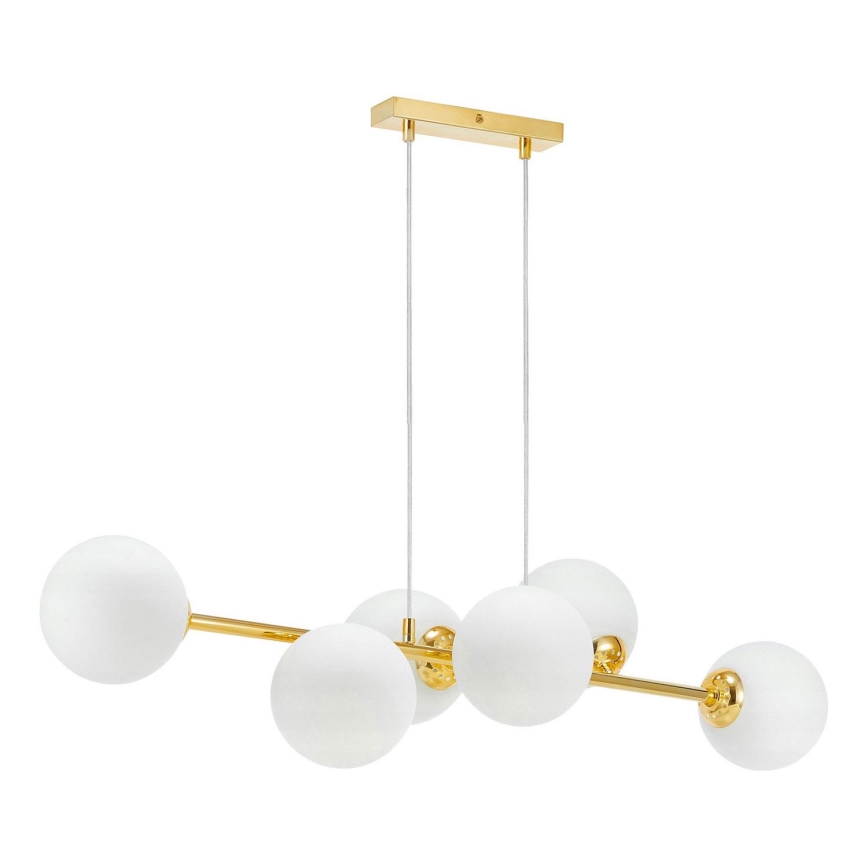 Chandelier on a string 6xE27/35W/230V gold