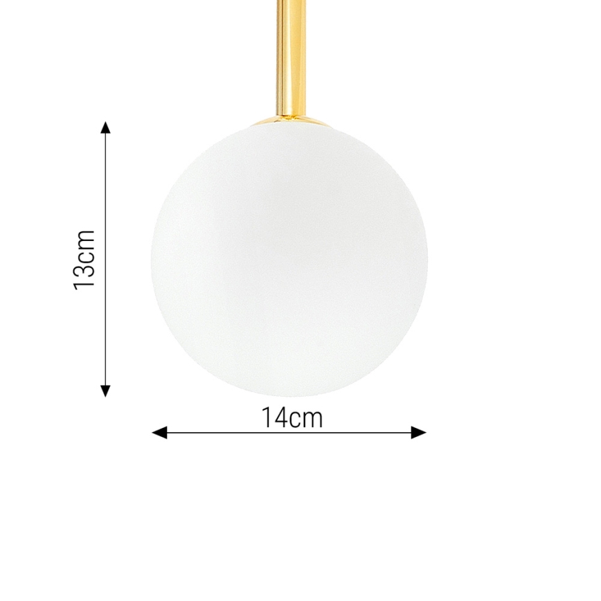 Chandelier on a string 6xE27/35W/230V gold