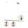 Chandelier on a string ABAKUS 3xE14/40W/230V