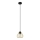 Chandelier on a string AGAT 1xE27/15W/230V gold/black