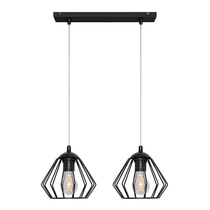 Chandelier on a string AGAT 2xE27/15W/230V