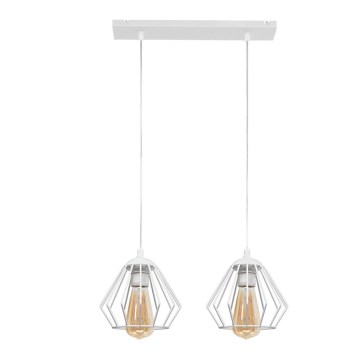 Chandelier on a string AGAT 2xE27/15W/230V