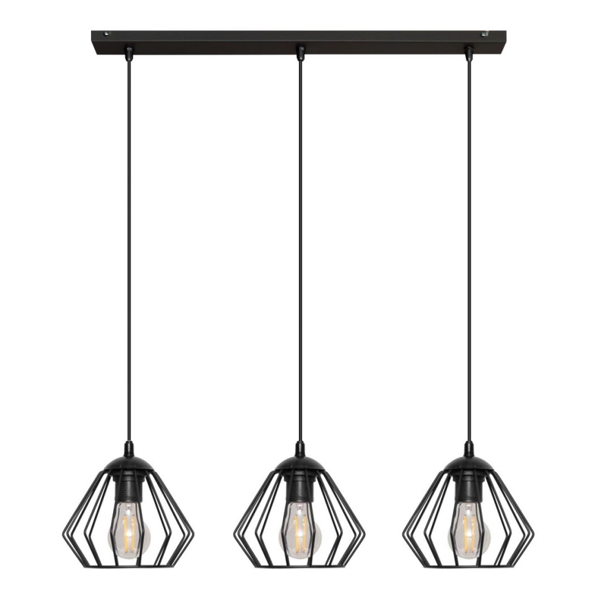 Chandelier on a string AGAT 3xE27/15W/230V