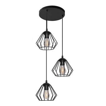 Chandelier on a string AGAT 3xE27/15W/230V