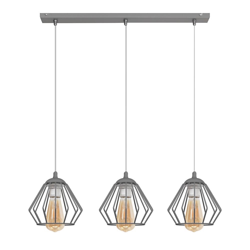 Chandelier on a string AGAT 3xE27/15W/230V
