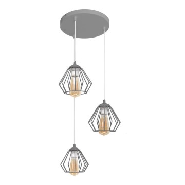 Chandelier on a string AGAT 3xE27/15W/230V