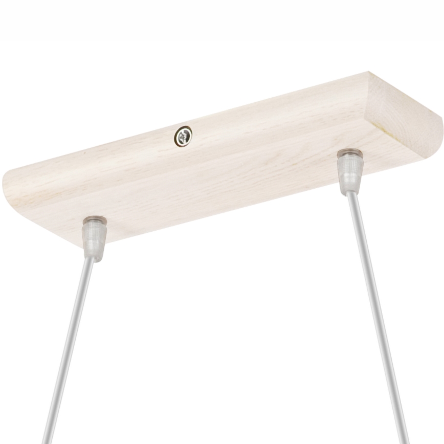 Chandelier on a string AIDA 2xE27/60W/230V oak - FSC certified