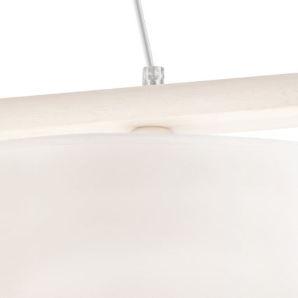 Chandelier on a string AIDA 2xE27/60W/230V oak - FSC certified