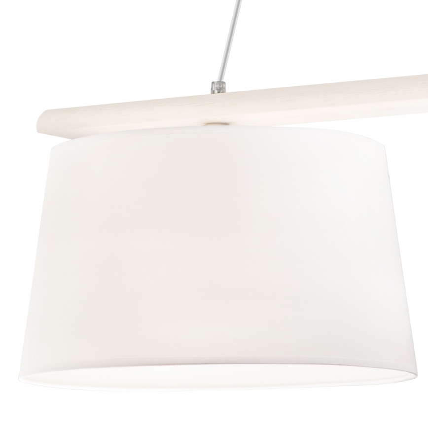 Chandelier on a string AIDA 2xE27/60W/230V oak - FSC certified