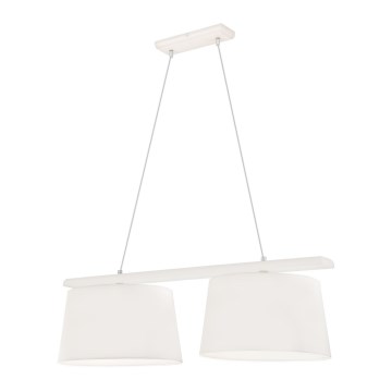 Chandelier on a string AIDA 2xE27/60W/230V oak - FSC certified