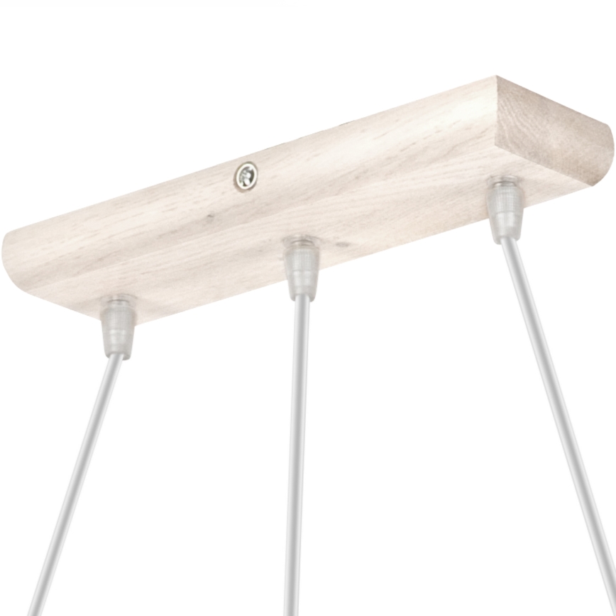 Chandelier on a string AIDA 3xE27/60W/230V oak