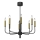 Chandelier on a string AKASYA 8xE14/15W/230V black/gold