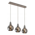 Chandelier on a string AKSO 3xE14/40W/230V matte chrome