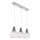 Chandelier on a string AKSO 3xE14/40W/230V silver