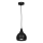 Chandelier on a string AKTAN 1xE27/60W/230V black