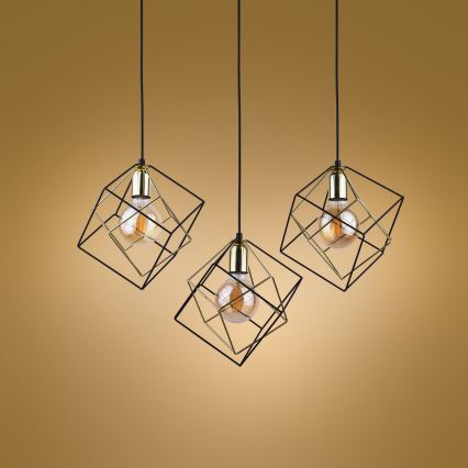 Chandelier on a string ALAMBRE 3xE27/60W/230V