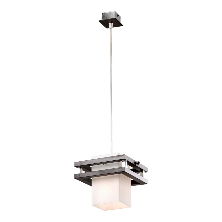 Chandelier on a string ALAN 1xE27/60W/230V beech
