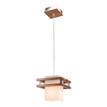 Chandelier on a string ALAN 1xE27/60W/230V beech
