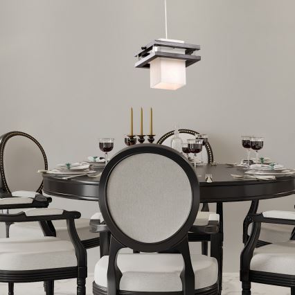 Chandelier on a string ALAN 1xE27/60W/230V beech
