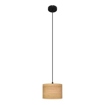 Chandelier on a string ALBA 1xE27/15W/230V d. 20 cm brown/black