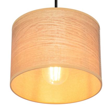 Chandelier on a string ALBA 1xE27/15W/230V d. 20 cm brown/black
