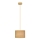 Chandelier on a string ALBA 1xE27/15W/230V d. 20 cm brown