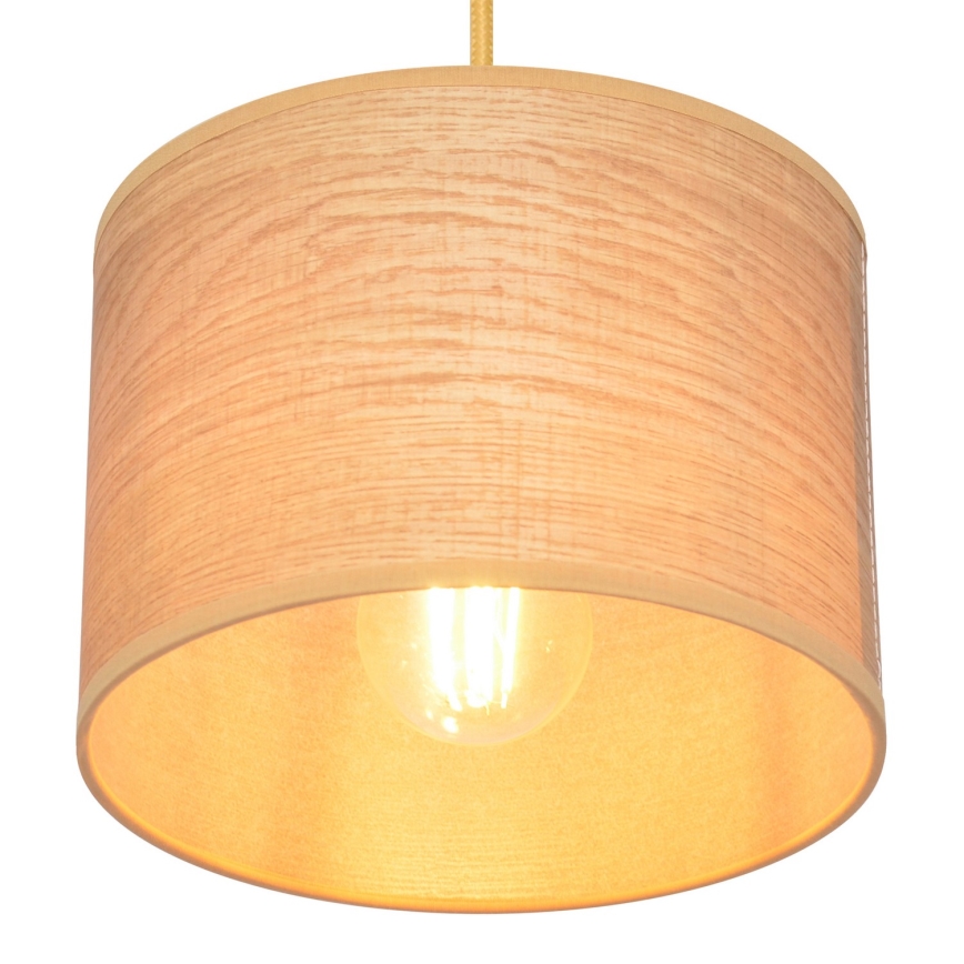 Chandelier on a string ALBA 1xE27/15W/230V d. 20 cm brown