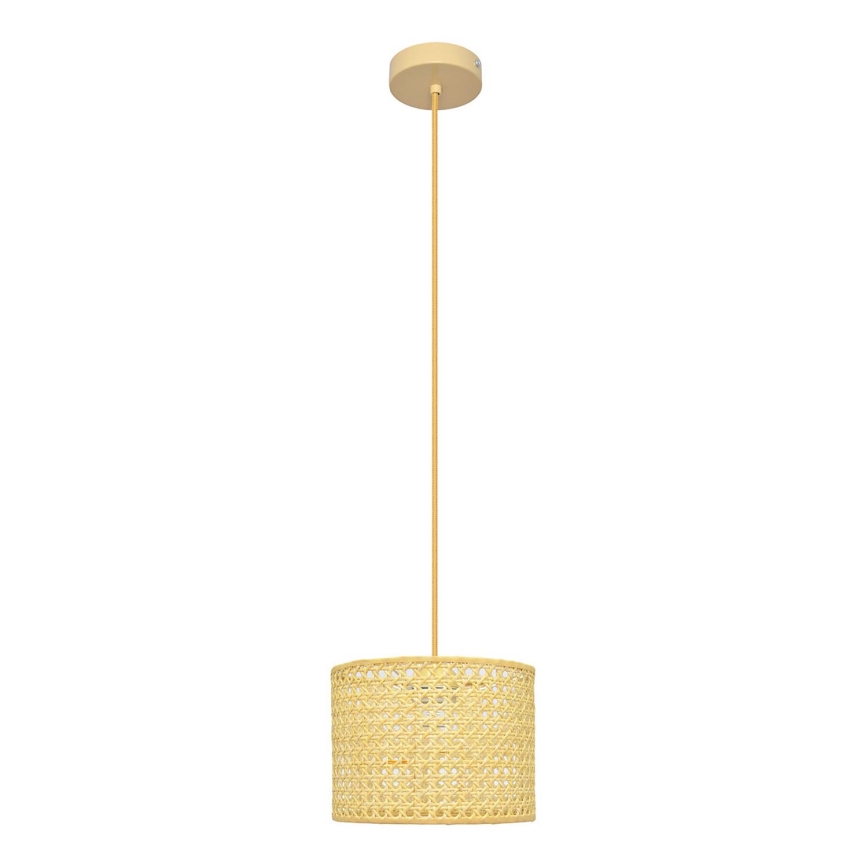 Chandelier on a string ALBA 1xE27/15W/230V d. 20 cm rattan