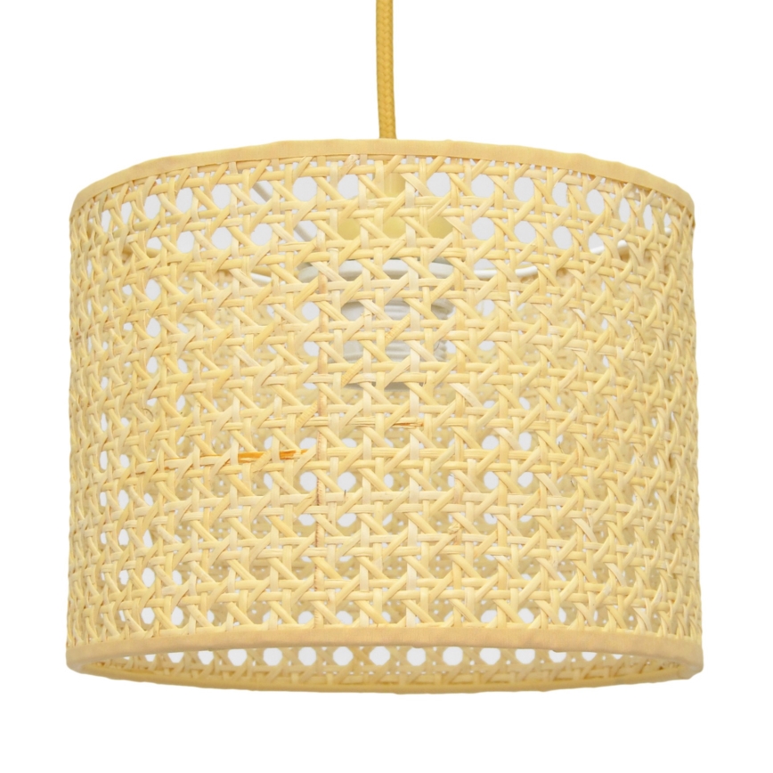 Chandelier on a string ALBA 1xE27/15W/230V d. 20 cm rattan