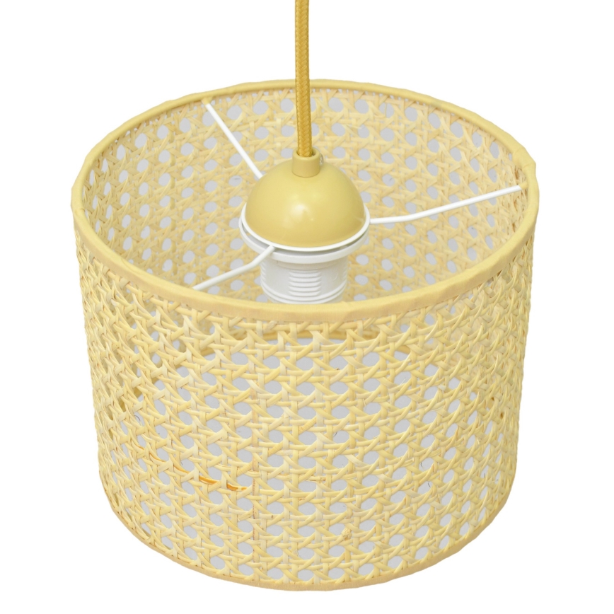 Chandelier on a string ALBA 1xE27/15W/230V d. 20 cm rattan