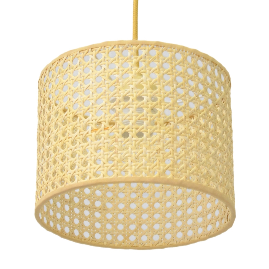 Chandelier on a string ALBA 1xE27/15W/230V d. 20 cm rattan