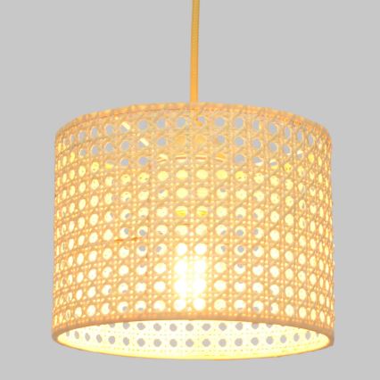 Chandelier on a string ALBA 1xE27/15W/230V d. 20 cm rattan