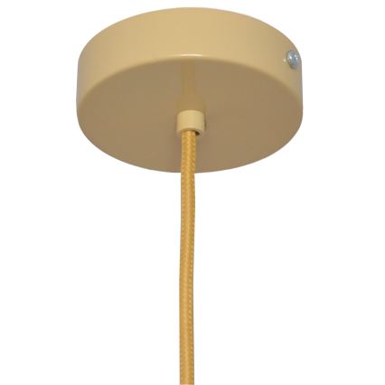 Chandelier on a string ALBA 1xE27/15W/230V d. 20 cm rattan