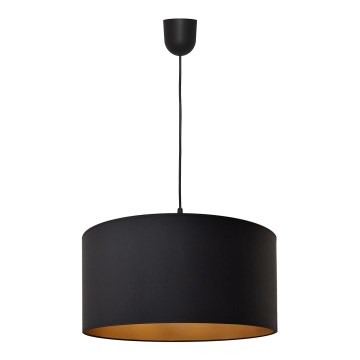 Chandelier on a string ALBA 1xE27/15W/230V d. 40 cm black/gold