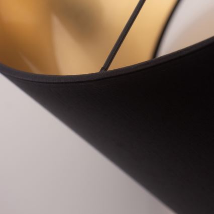 Chandelier on a string ALBA 1xE27/15W/230V d. 40 cm black/gold