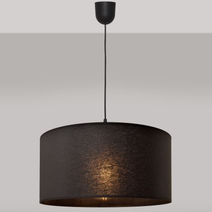Chandelier on a string ALBA 1xE27/15W/230V d. 40 cm black