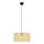 Chandelier on a string ALBA 1xE27/15W/230V d. 40 cm rattan/black