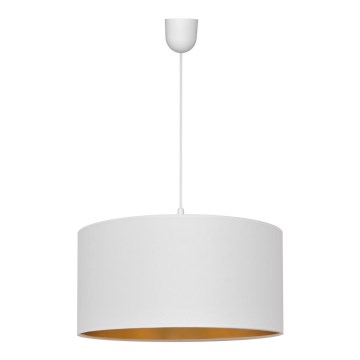 Chandelier on a string ALBA 1xE27/15W/230V d. 40 cm white/gold
