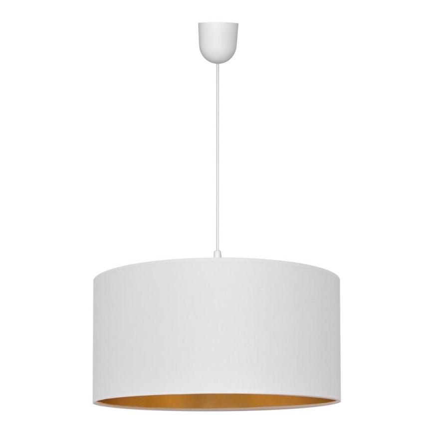 Chandelier on a string ALBA 1xE27/15W/230V d. 40 cm white/gold