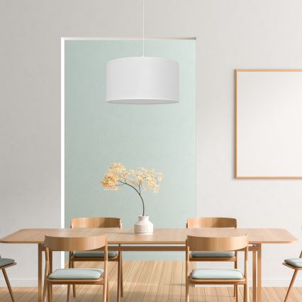 Chandelier on a string ALBA 1xE27/15W/230V d. 40 cm white