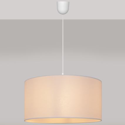 Chandelier on a string ALBA 1xE27/15W/230V d. 40 cm white