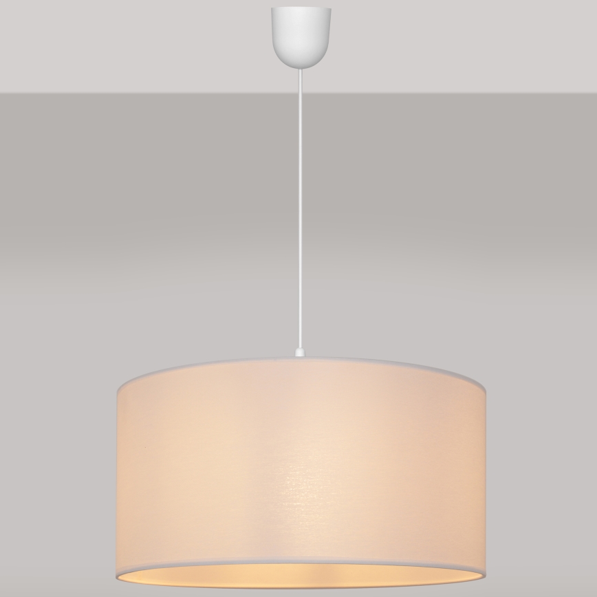 Chandelier on a string ALBA 1xE27/15W/230V d. 40 cm white