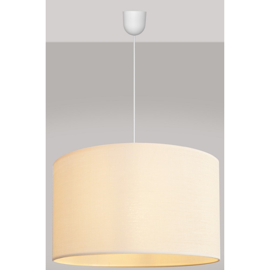 Chandelier on a string ALBA 1xE27/15W/230V d. 45 cm beige