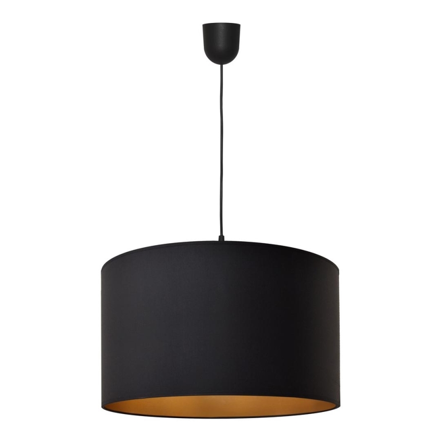 Chandelier on a string ALBA 1xE27/15W/230V d. 45 cm black/gold
